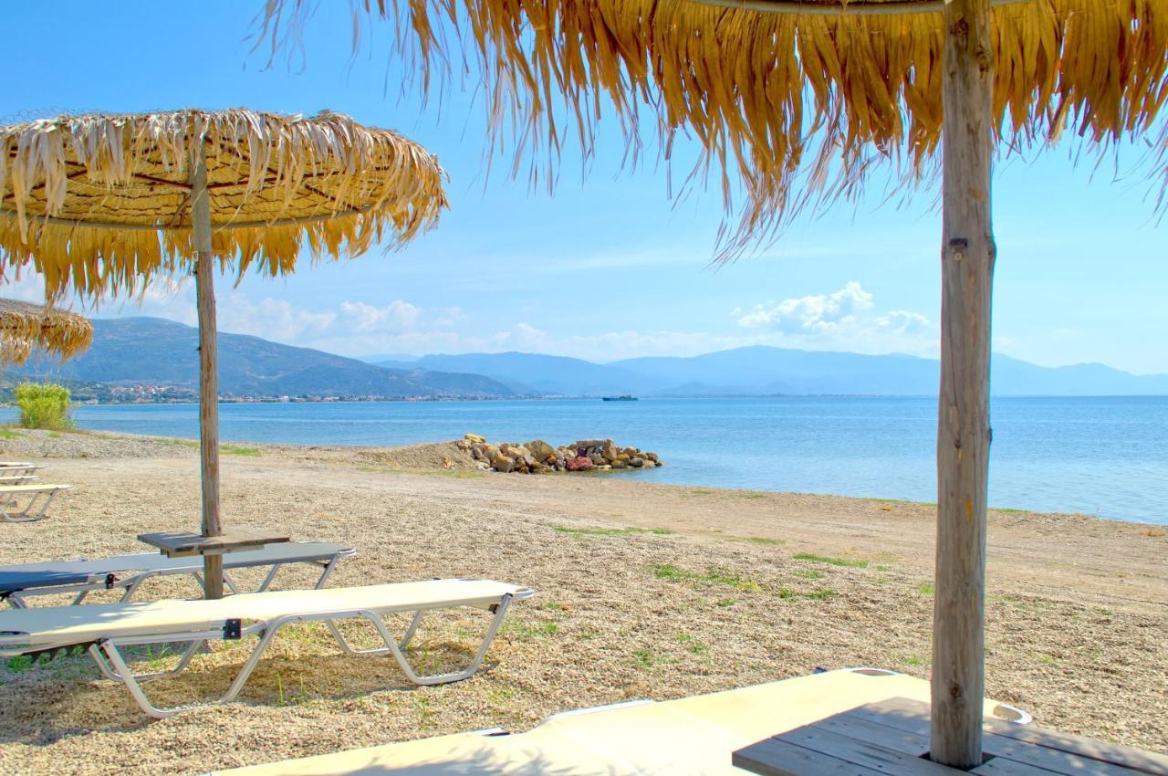 Epipleon Luxury Suites -104- Δωμάτιο 35Τμ Με Βεράντα 35Τμ Μπροστά Στη Θάλασσα Nafpaktos Zewnętrze zdjęcie